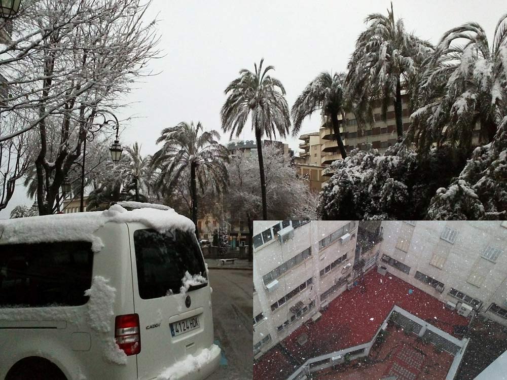 Snow in Majorca