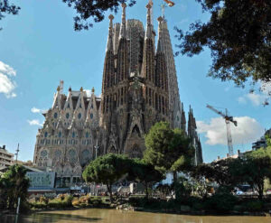 Sagrada Familia, church, Cathedral in Barcelona Spain
